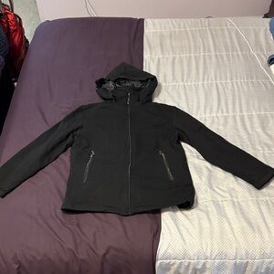 Black Travel Hoodie Jacket